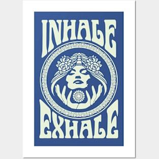 Inhale ... Exhale 1 Posters and Art